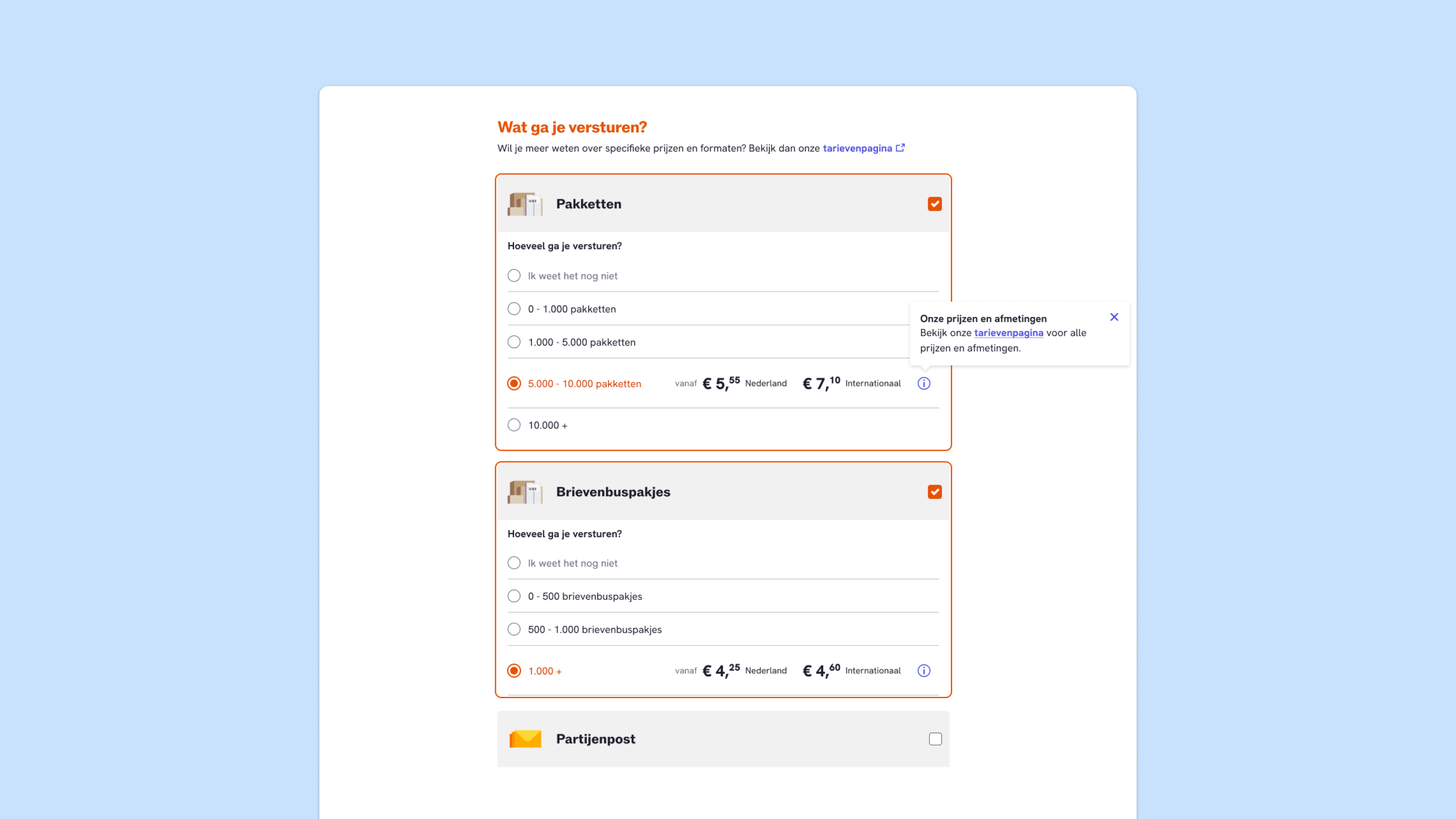 A/B Test: Radio Buttons vs Dropdown